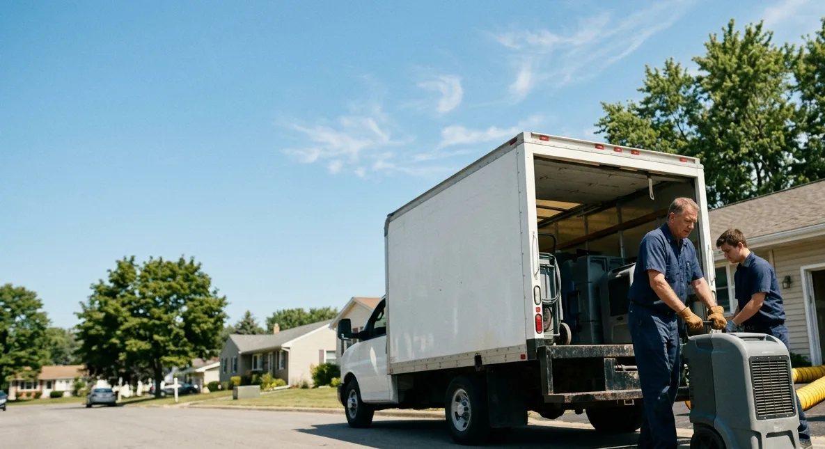 Water Damage Cleanup in Chesterfield, IL near me